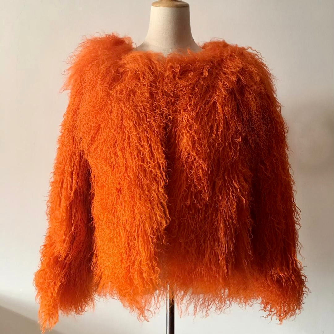 Orange Mongolian Jacket – Snobb Culture